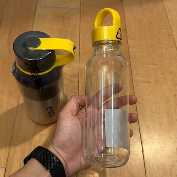 Insulated Travel Mug 22 Oz & Glass Water Bottle - Picture 10 of 12